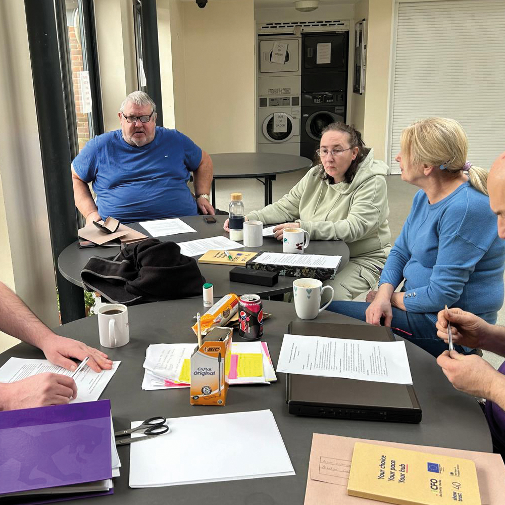Training events for volunteers and staff
